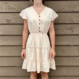 ☀️☀️☀️ 4/$20 Boho baby doll ruffle dress!